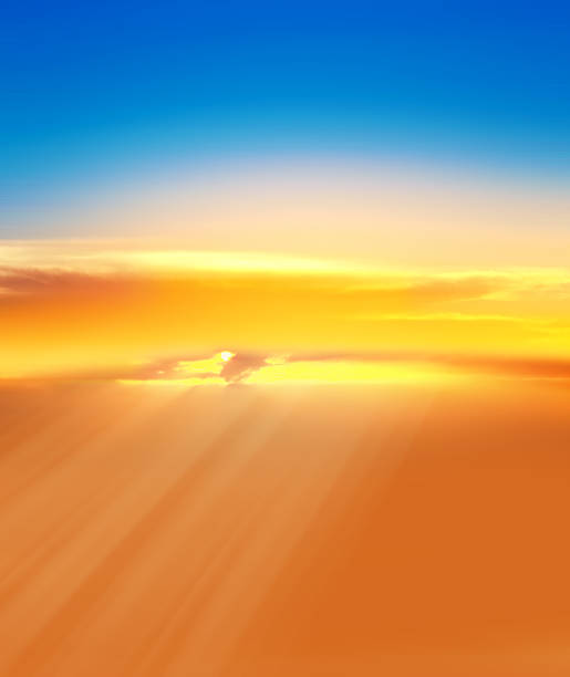 Empty sky background