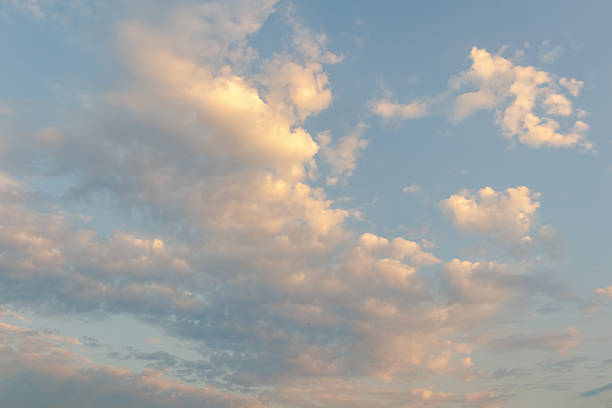 istock Pastel clouds at sunset in peaceful sky 2224742057