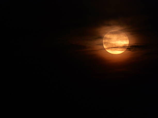 istock Moonrise - Strawberry Moon veiled in June 2025 2224744797