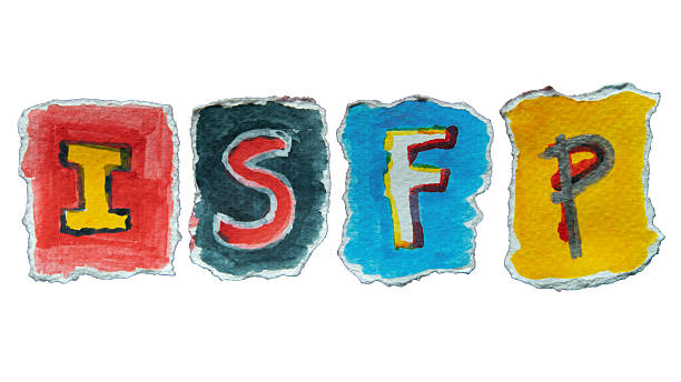 istock I, S, F, and P alphabets created with watercolour technique on torn paper 2224747883