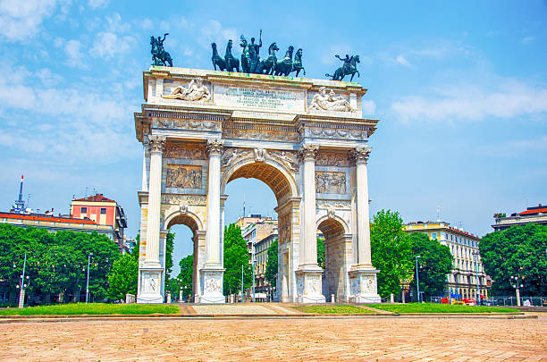istock Arch of Peace, Milan 2224748457