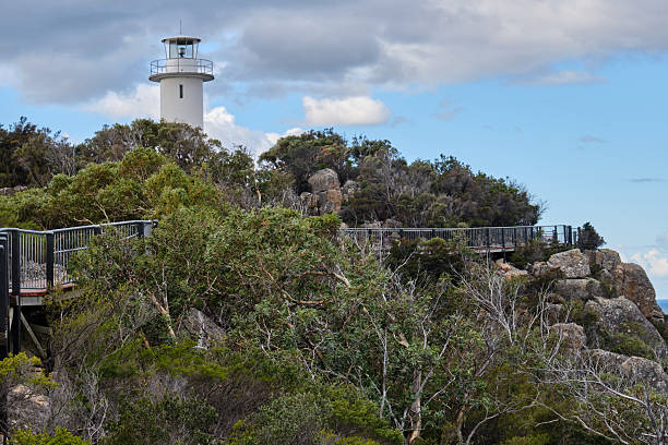 The Cape Tourville Lighthouse and the circuit around it  - Coles Bay, Tasmania, Australia