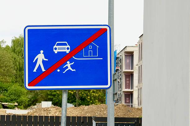 istock Road sign. Blue road sign. 2224757200