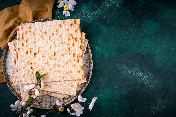 istock Traditional Jewish bread matzo for Passover 2224779848