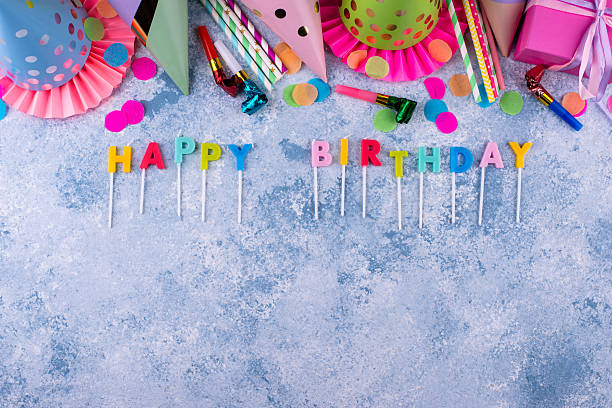 istock Happy birthday party celebrating background 2224779893