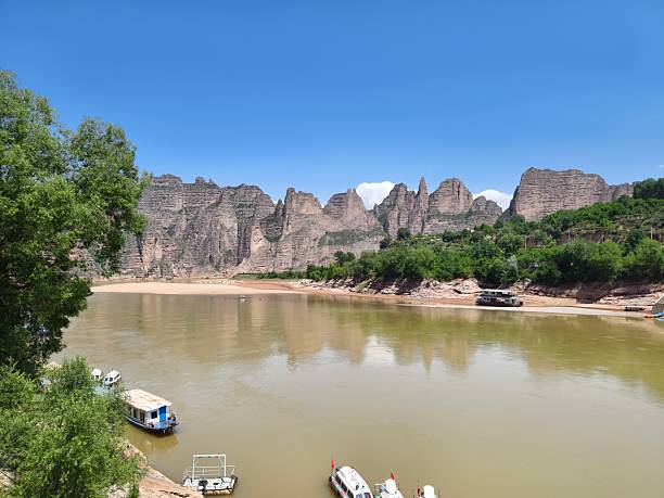istock Binglingsi Yellow River Stone Forest, Gansu, China 2224780418