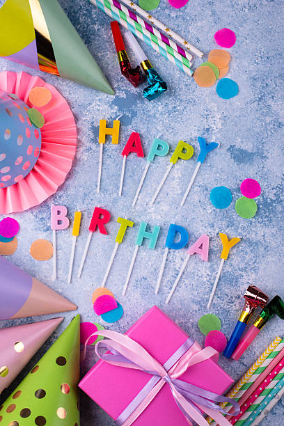 istock Happy birthday party celebrating background 2224780610