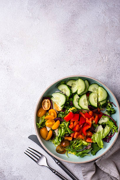 istock Fresh healthy organic vegetable salad 2224781216