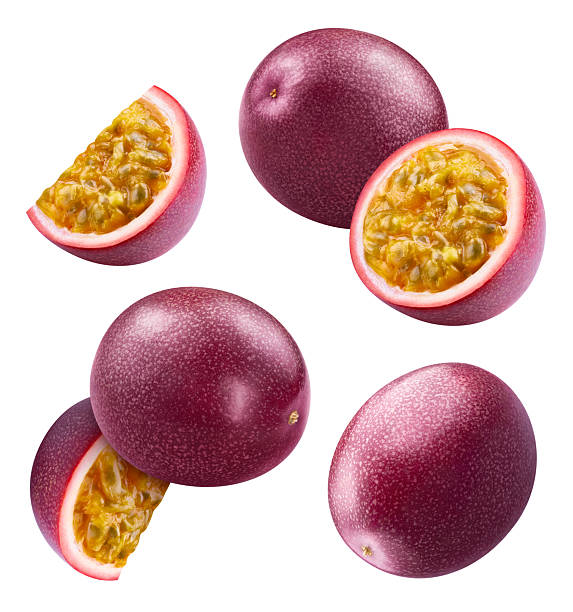 istock Passion maracuya fruit isolated on white background 2224787051