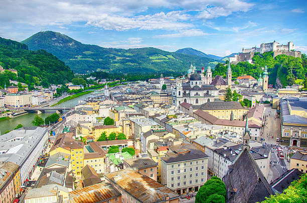 istock Panoramic view of Salzburg, Austria 2224787285