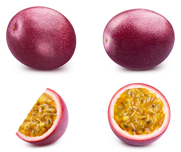 istock Passion maracuya fruit isolated on white background 2224787358