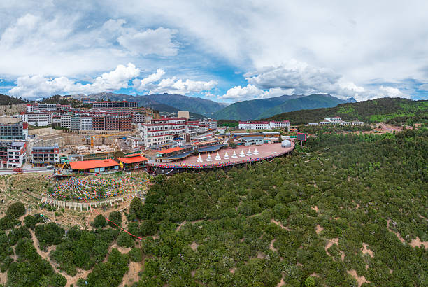 Panorama of Feilai Temple Observation Deck