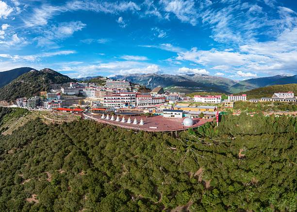Panorama of Feilai Temple Observation Deck
