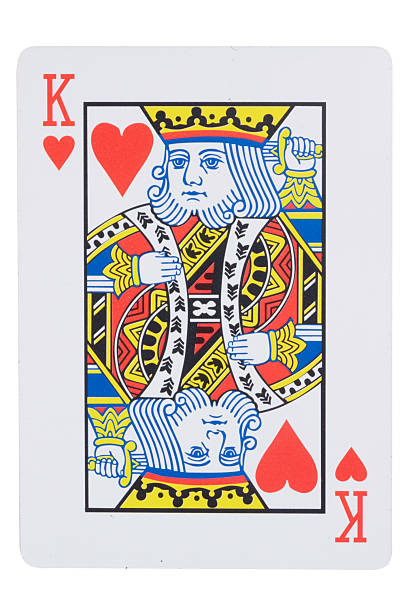 istock card gambling on white game luck king. hearts 2224811412
