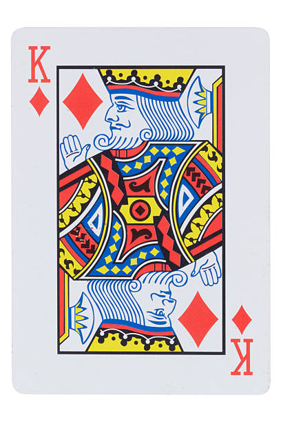 istock card gambling on white game luck. king diamonds 2224811414