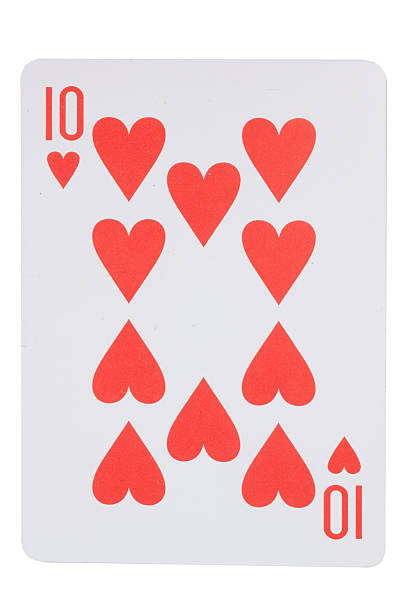 istock card gambling on white game luck ten hearts 2224811437