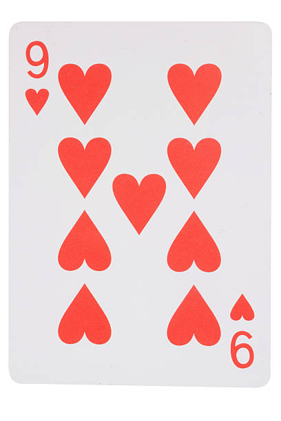 istock card gambling on white game luck nine hearts 2224811456
