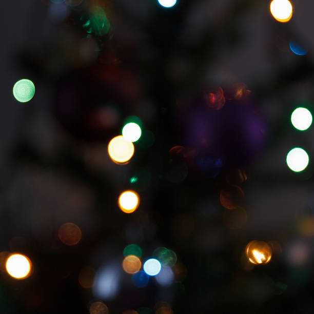 istock Blurred Christmas lights with colorful bokeh effect 2224811492