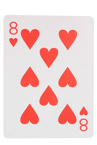 istock card gambling on white game luck eight hearts 2224811539