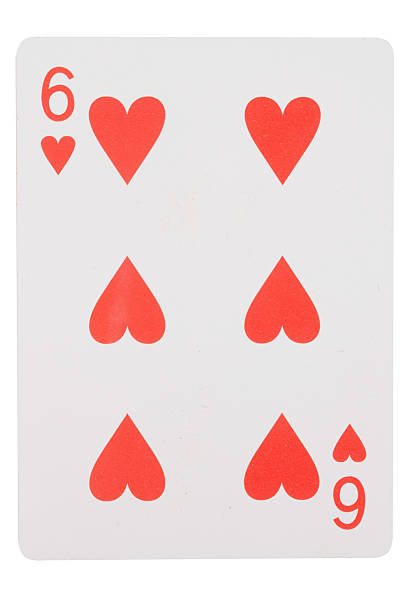 istock card gambling on white game luck six hearts 2224811658