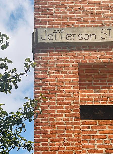 istock Street Name on Building 2224814946