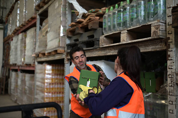 istock stockers employed at a product storage location 2224816003