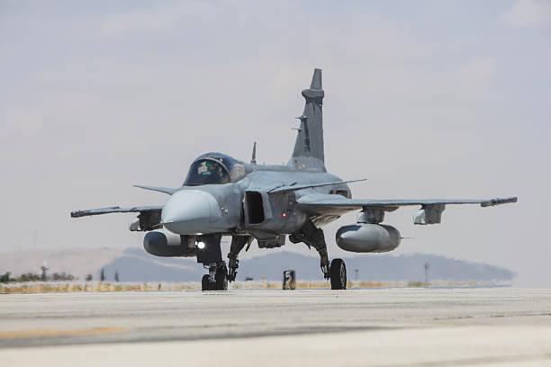 JAS 39 Gripen on runway