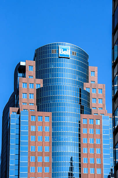 Montreal, Canada - The Bell Media Tower is a 30 story skyscraper on McGill College Avenue in downtown Montreal. It housed Astral Media which has since been taken over by by Bell.