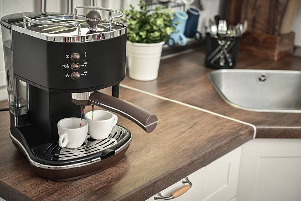 istock Coffeemaker  in interior of modern kitchen 2224822935