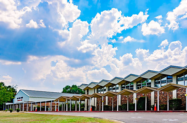 Montgomery, AL / USA - August 27, 2020: Montgomery Police Department building