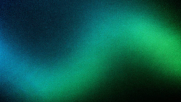 Black dark green blue emerald petrol teal lime yellow white abstract background. Color gradient ombre blend. Line wave curved. Bright light flash glow glitter neon metallic.Noise grain mesh.Christmas.