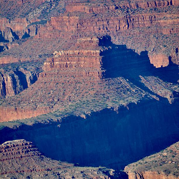 Close up Photo of a pinnacle rock in the Grand Canyon