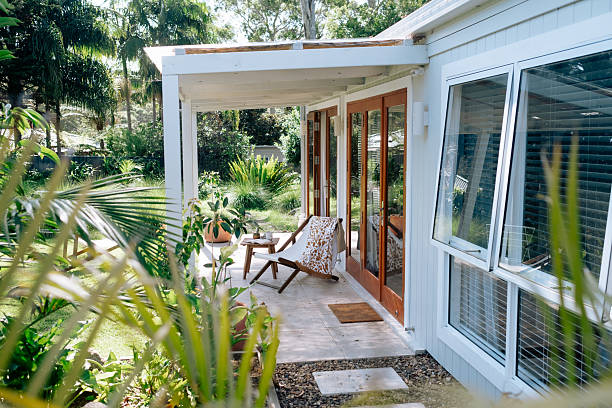 istock Small Villa with lush gardens 2224840690