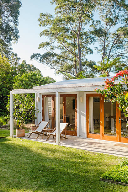 istock Small Villa with lush gardens 2224841720