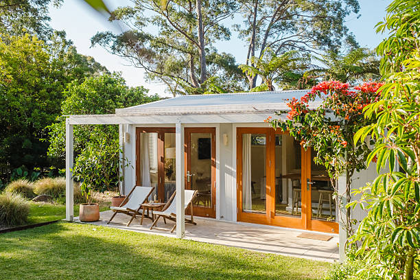 istock Small Villa with lush gardens 2224841745