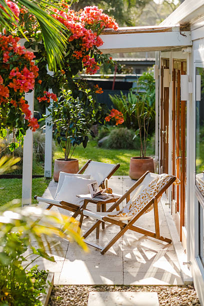 istock Small Villa with lush gardens 2224841880