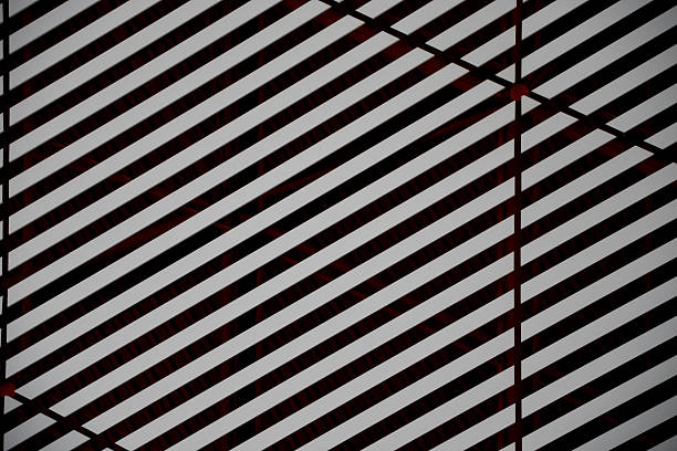 Ceiling of the lounge area lath line arrange pattern texture background