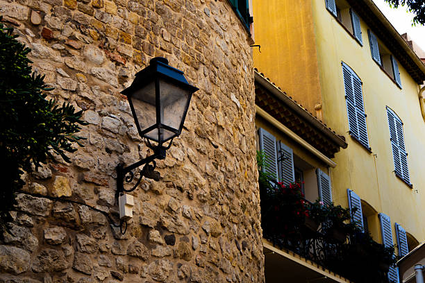 Street lamp in Antibes, France