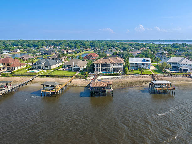 istock modern villas in the river before entering in jacksonville harbour 2224863953