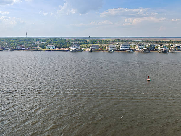 istock modern villas in the river before entering in jacksonville harbour 2224863962