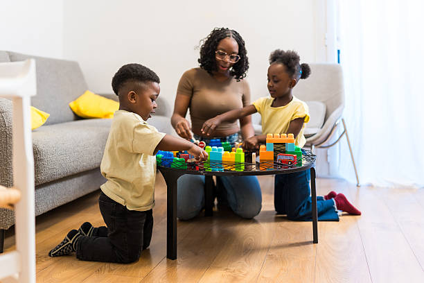 8,100+ Parent And Child Playing With Blocks Stock Photos, Pictures