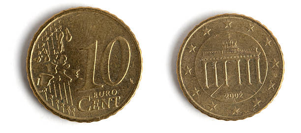 istock Dime on a white background in closeup. 2224867958