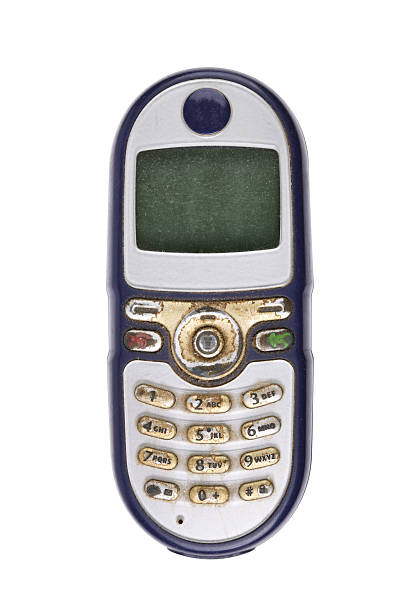 istock Classic mobile phone from the early 2000s with simple design isolated on white background. 2224875853