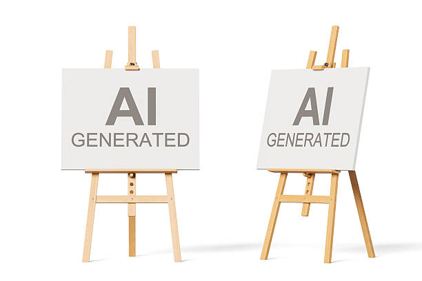 Two wooden easels displaying 