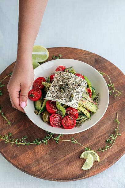 Fresh Seasonal Salad with Olive Oil