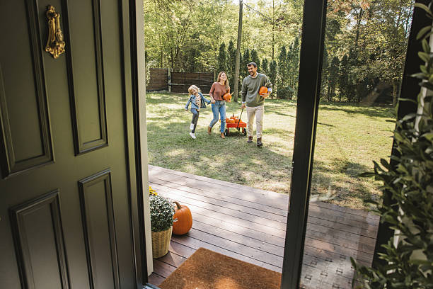 istock Young family preparing for Halloween 2224886506