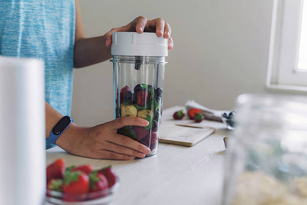 istock Mixing Fresh Ingredients for a Healthy Drink 2224887709