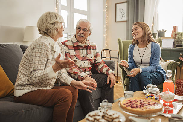 istock Christmas at nursing home 2224895493