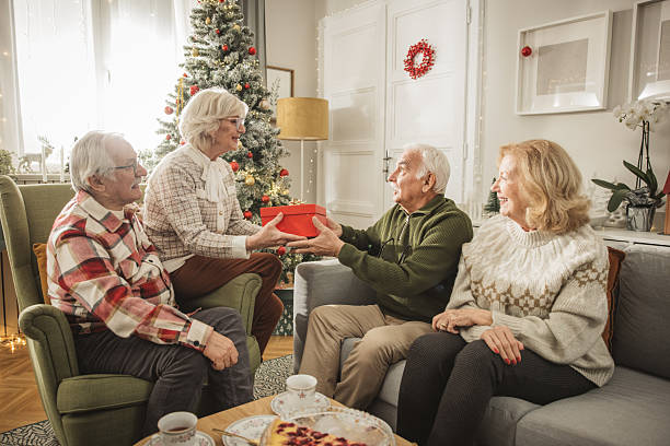 istock Christmas at nursing home 2224895495