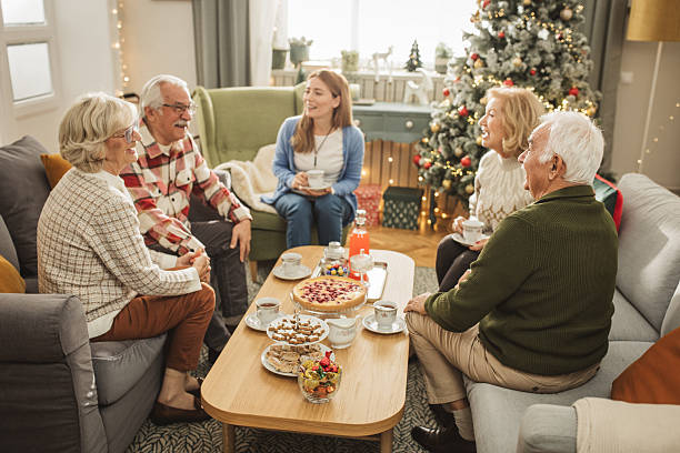 istock Christmas at nursing home 2224895528